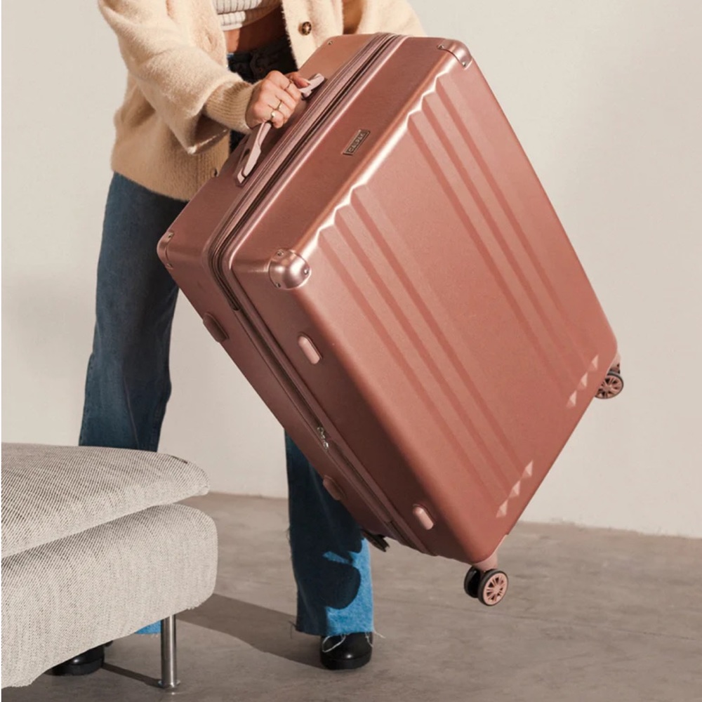 CALPAK Large Rosegold Suitcase